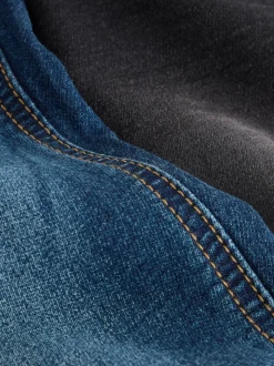Zwart/marineblauw - Stretchy jeans met elastische taille 2 pack (3-16jr)