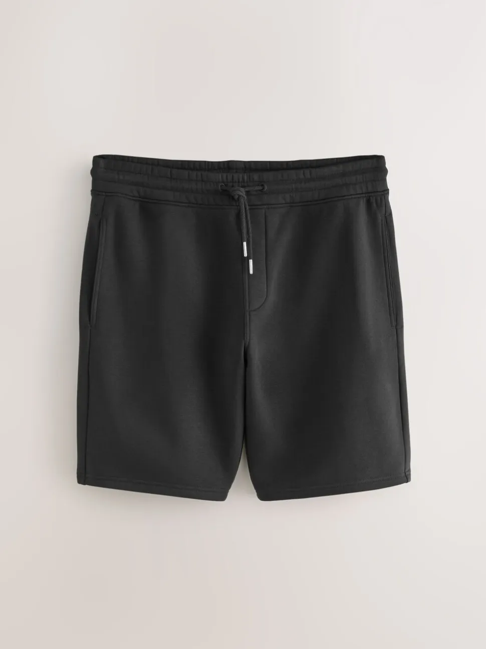 Zwart/marineblauw - Zachte jerseyshorts verpakking van 2