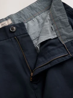 Zwart/marineblauw/antraciet - Straight fit - Set van 3 chinoshorts met stretch