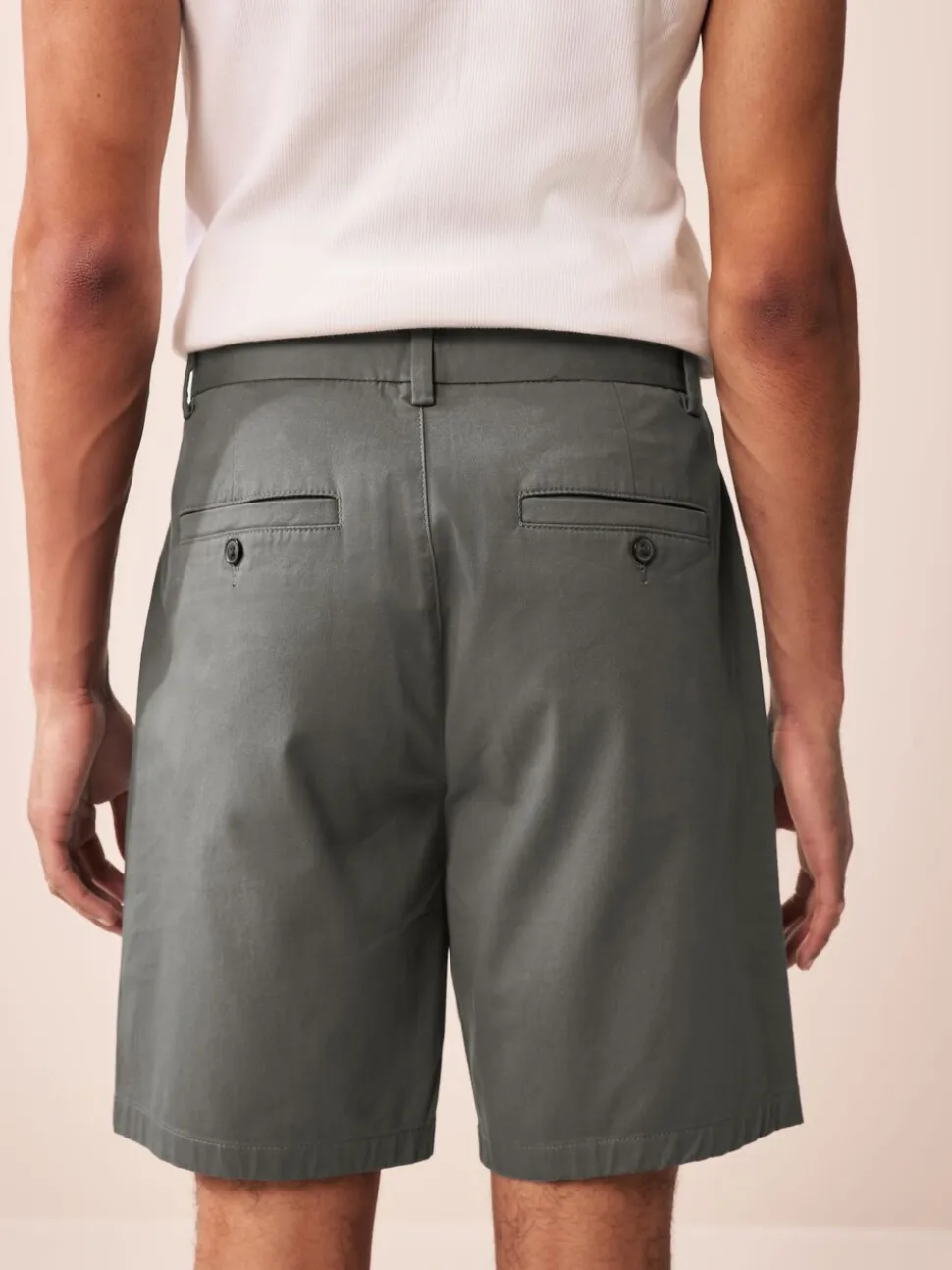 Zwart/marineblauw/antraciet - Straight fit - Set van 3 chinoshorts met stretch