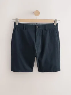 Zwart/marineblauw/antraciet - Straight fit - Set van 3 chinoshorts met stretch
