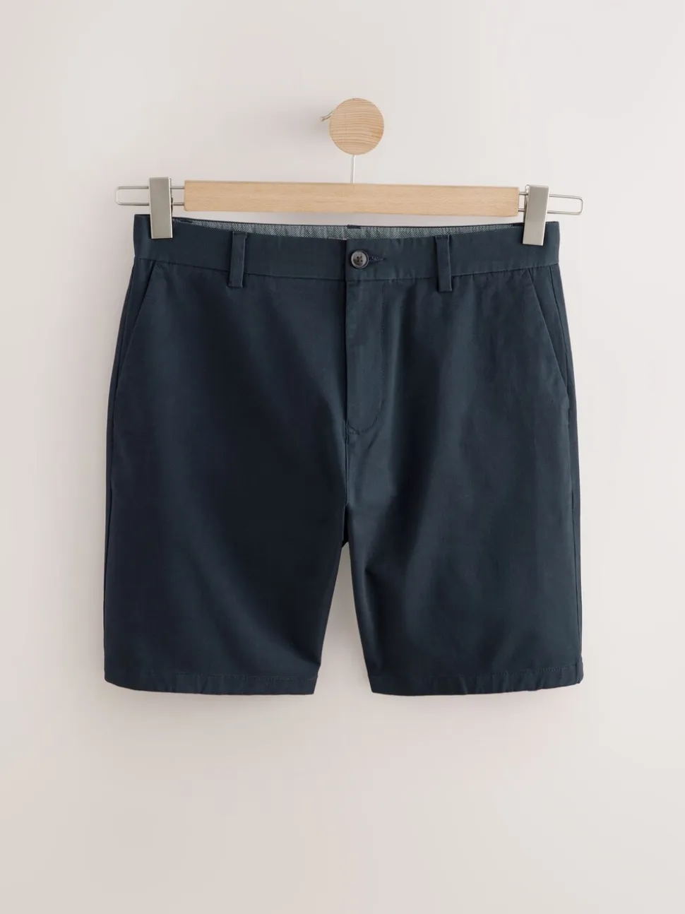 Zwart/marineblauw/antraciet - Straight fit - Set van 3 chinoshorts met stretch