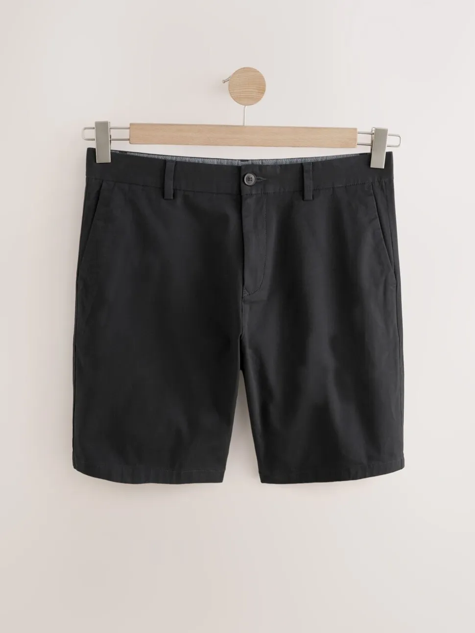 Zwart/marineblauw/antraciet - Straight fit - Set van 3 chinoshorts met stretch