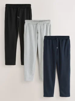 Zwart/Marineblauw/Gemêleerd grijs - Brushback Heavyweight 3 Pack Joggers