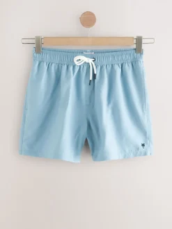 Zwart/Marineblauw/Lichtblauw/Grijs - Essential zwemshorts 4 stuks