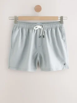 Zwart/Marineblauw/Lichtblauw/Grijs - Essential zwemshorts 4 stuks
