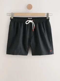 Zwart/Marineblauw/Lichtblauw/Grijs - Essential zwemshorts 4 stuks
