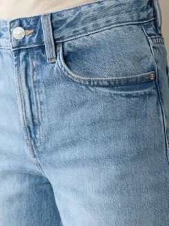 Zwart/middelblauw - Jeans met wijde pijpen 2 Set