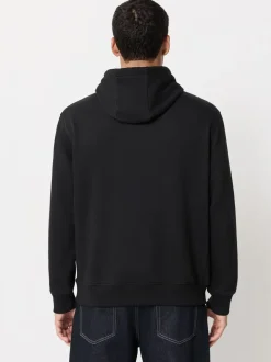 Zwart/neutraal - Cotton Rich Jersey Overhead Hoodies 2 Pack
