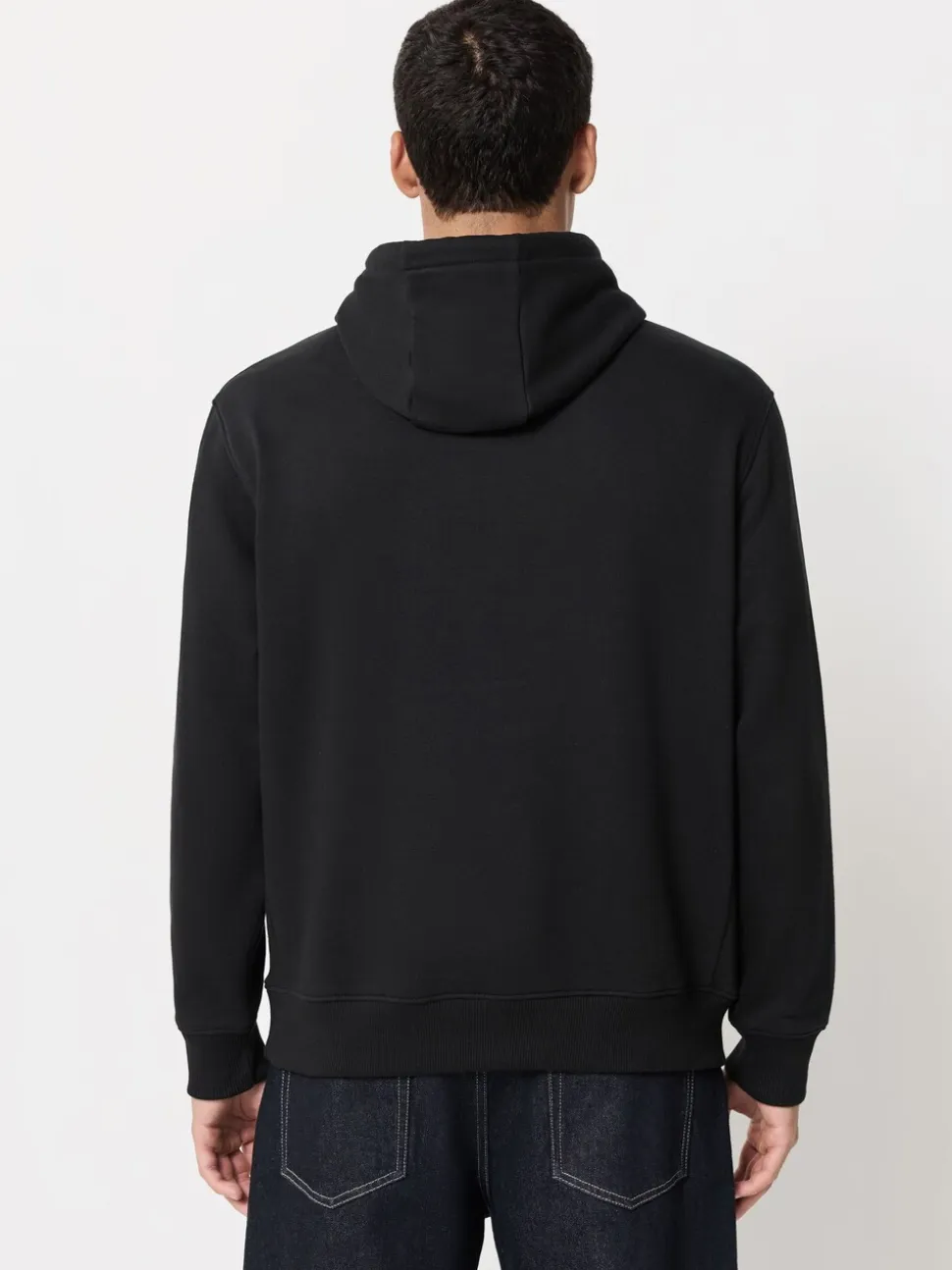 Zwart/neutraal - Cotton Rich Jersey Overhead Hoodies 2 Pack