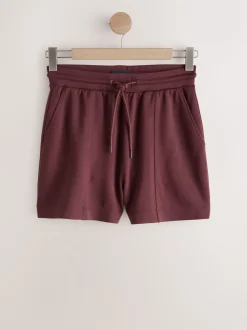 Zwart/paarsrood - Verpakking van 2 jersey shorts