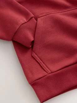 Zwart/rood - Colourblock Hoodie Set