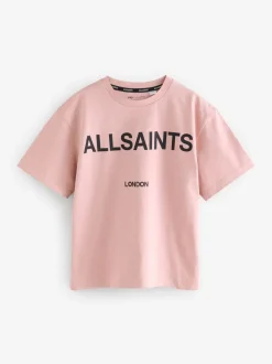 Zwart/roze - smALLSAINTS Oversized Girls Logo T-Shirts 3 Pack
