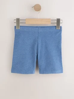 Zwart/roze/blauw/wit/grijs - Set van 5 fietsshorts (3 - 16 jr)