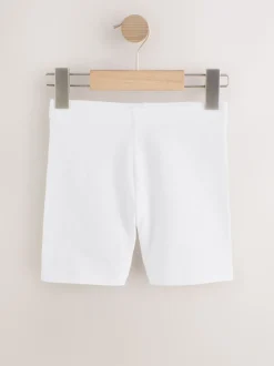 Zwart/roze/blauw/wit/grijs - Set van 5 fietsshorts (3 - 16 jr)