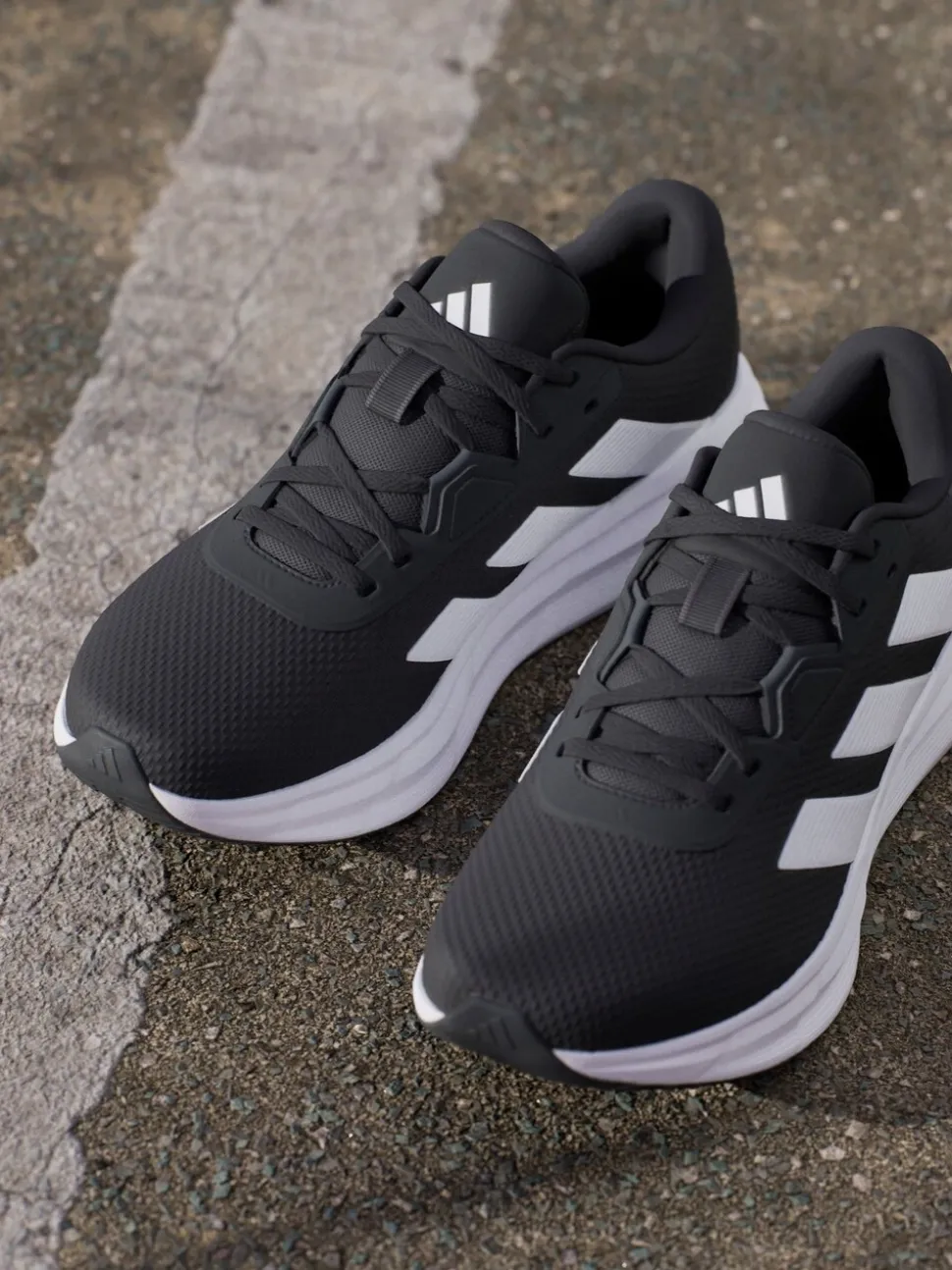 Zwart/wit - adidas Galaxy 7 hardloopschoenen