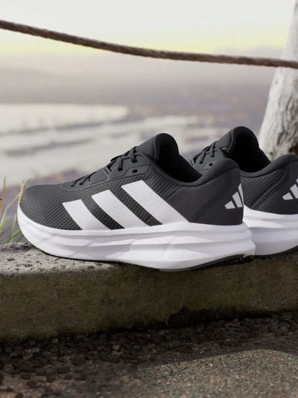 Zwart/wit - adidas Galaxy 7 hardloopschoenen