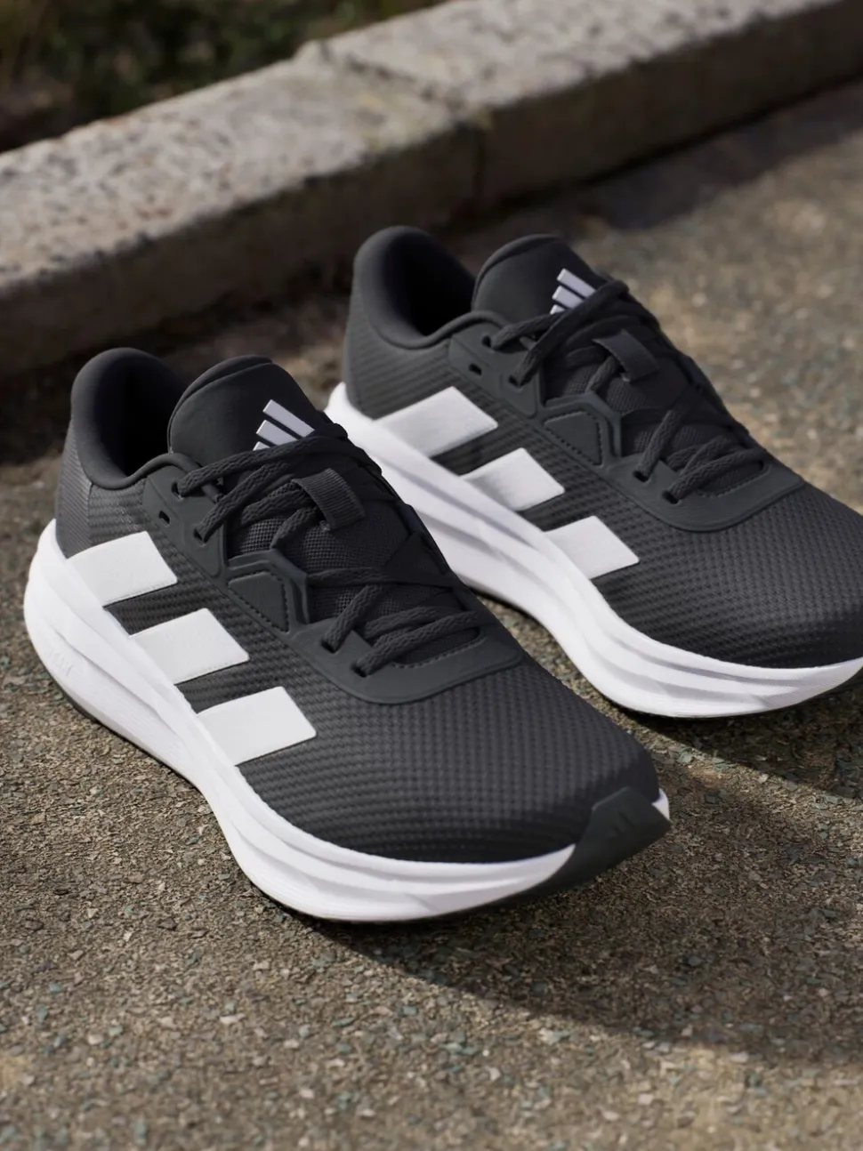 Zwart/wit - adidas Galaxy 7 hardloopschoenen