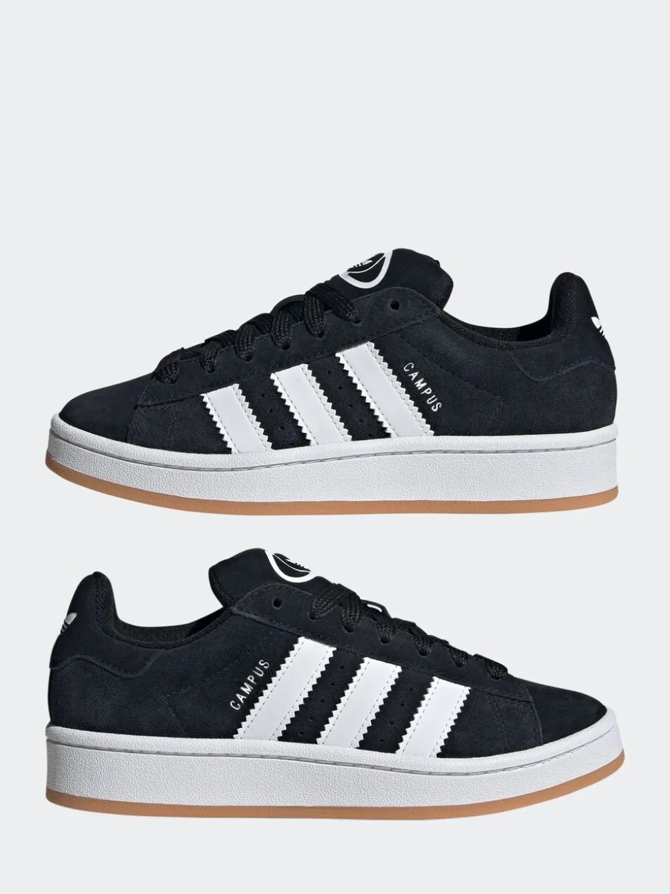 Zwart/wit - Adidas Originals Campus 00s Lace Junior sneakers