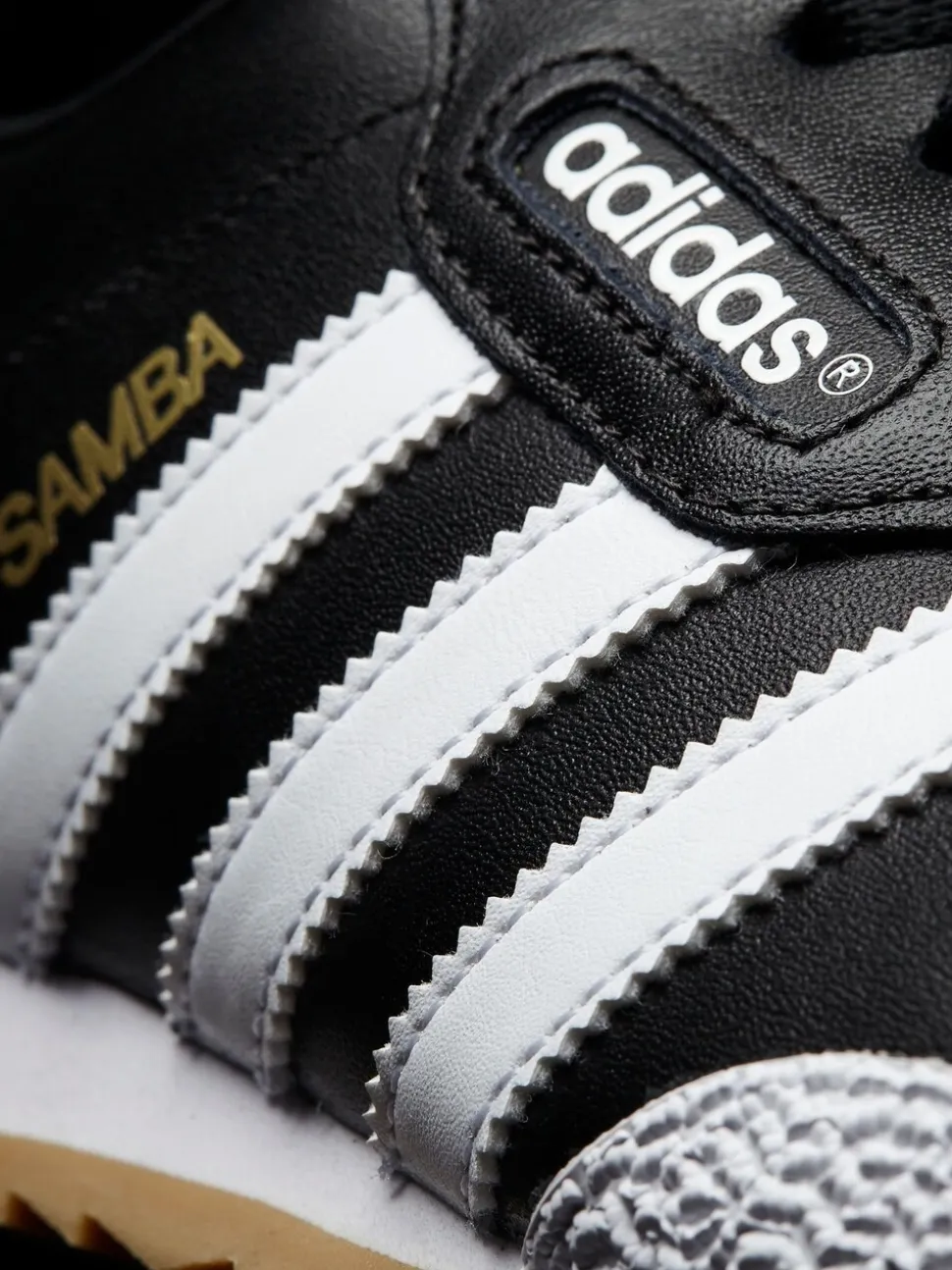 Zwart/wit - adidas Originals samba suède sneakers
