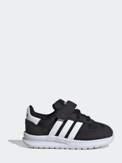 Zwart/wit - adidas Run 70s 2.0 sneakers Klittenbandsneakers voor zuigelingen