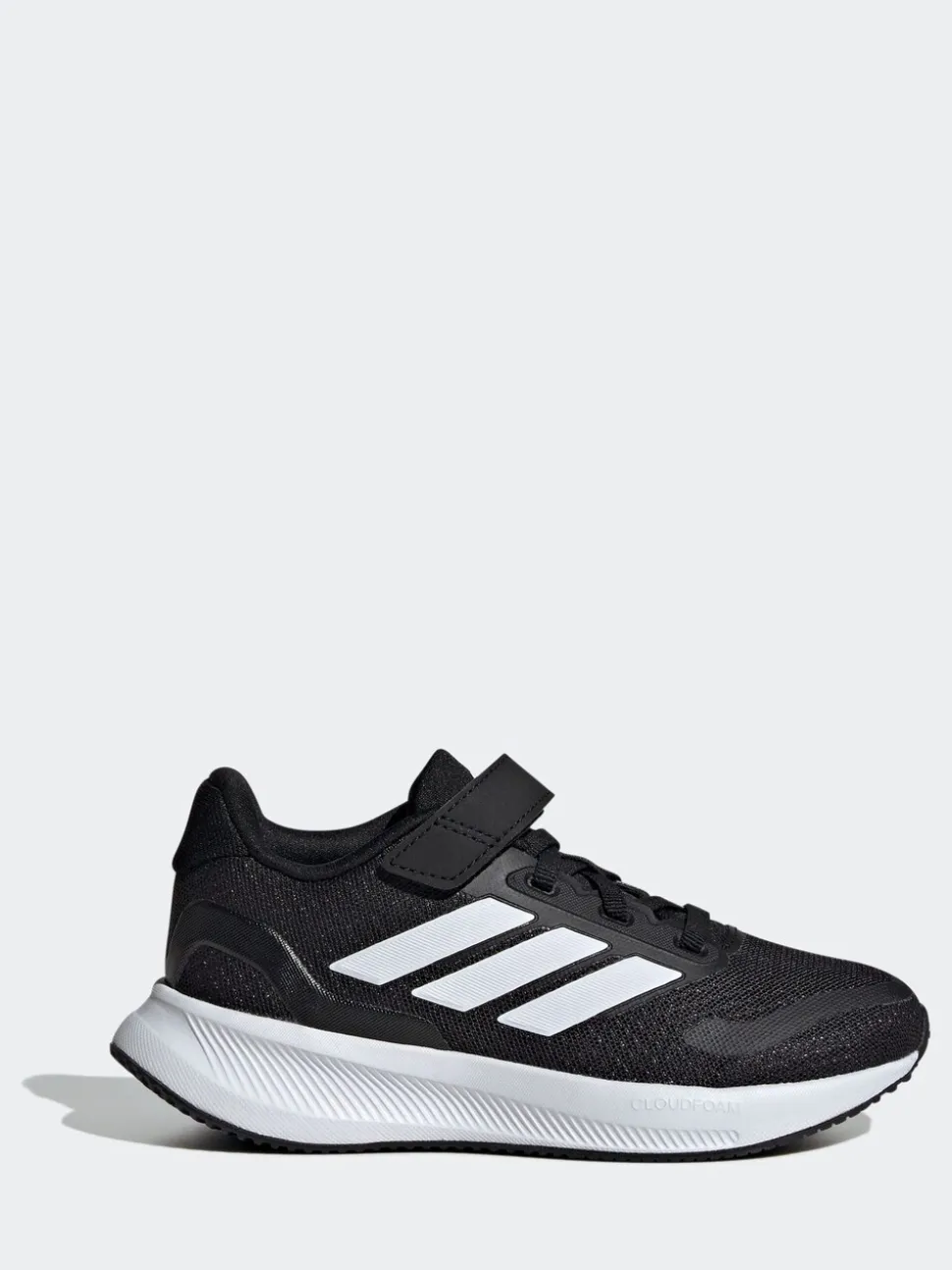 Zwart/wit - adidas Runfalcon 5 kindersneakers met elastische veters