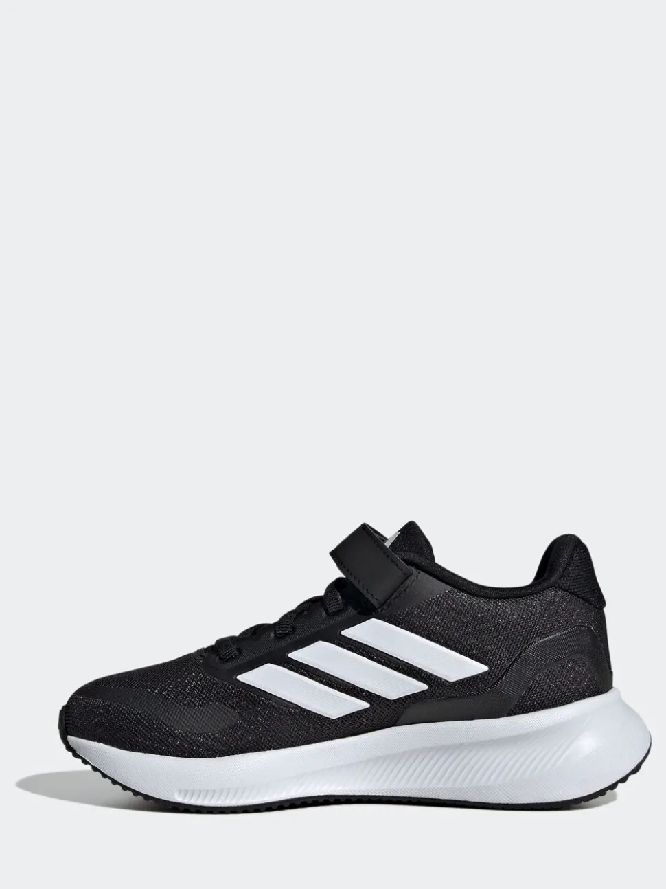 Zwart/wit - adidas Runfalcon 5 kindersneakers met elastische veters
