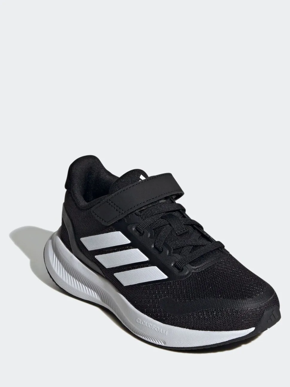 Zwart/wit - adidas Runfalcon 5 kindersneakers met elastische veters