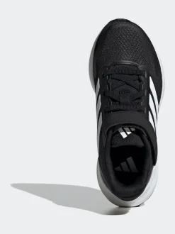 Zwart/wit - adidas Runfalcon 5 kindersneakers met elastische veters