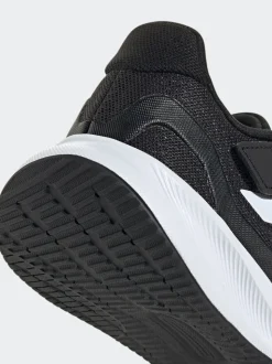 Zwart/wit - adidas Runfalcon 5 kindersneakers met elastische veters
