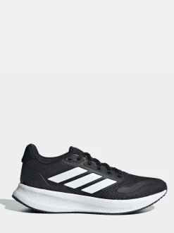 Zwart/wit - adidas Runfalcon 5 veterschoenen voor junioren