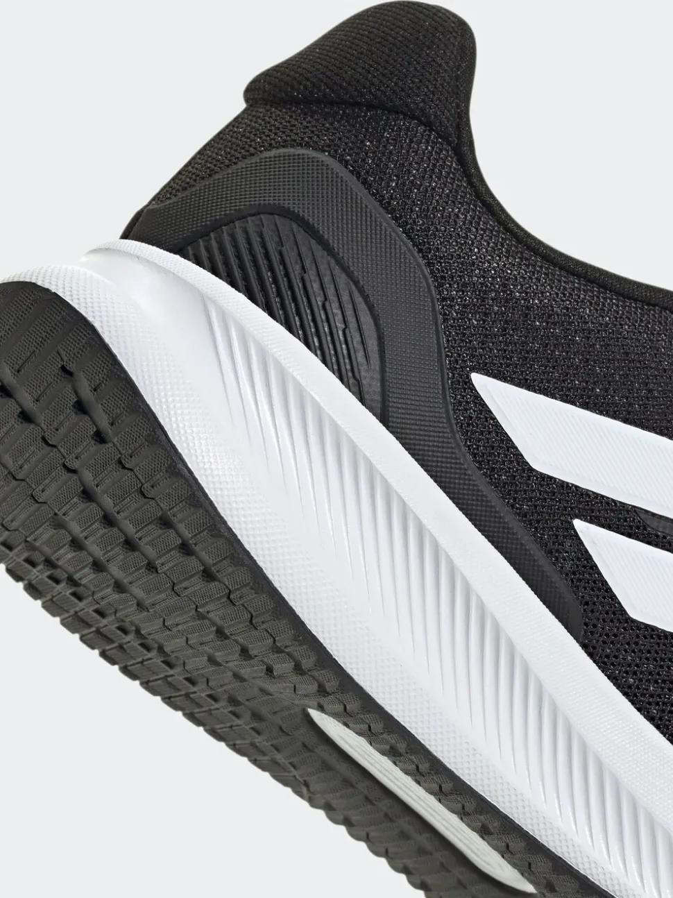 Zwart/wit - adidas Runfalcon 5 veterschoenen voor junioren