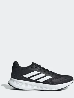 Zwart/wit - adidas Runfalcon 5 veterschoenen voor junioren