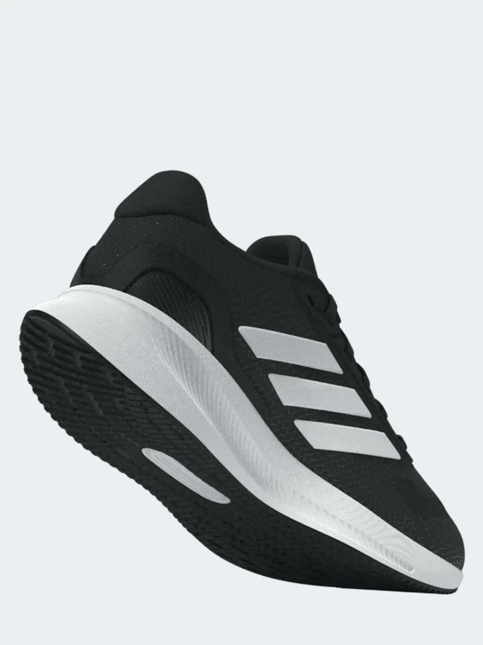 Zwart/wit - adidas Runfalcon 5 veterschoenen voor junioren