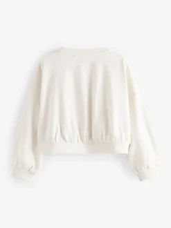 Zwart/wit - Boxy 100% katoenen Sweaters met Lange mouwen 3 pack (3-16jr)