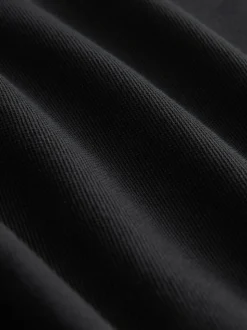 Zwart/wit - Fred Perry poloshirt met tweekleurige streep op de mouw