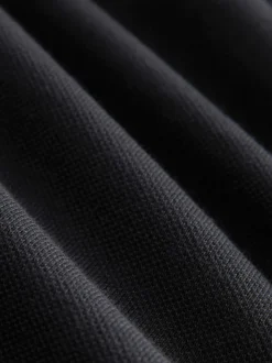 Zwart/wit - Fred Perry poloshirt met gestreepte rand