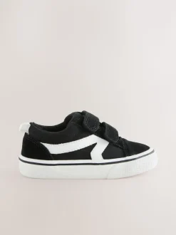 Zwart/wit - Klittenbandsluiting Skate Trainers