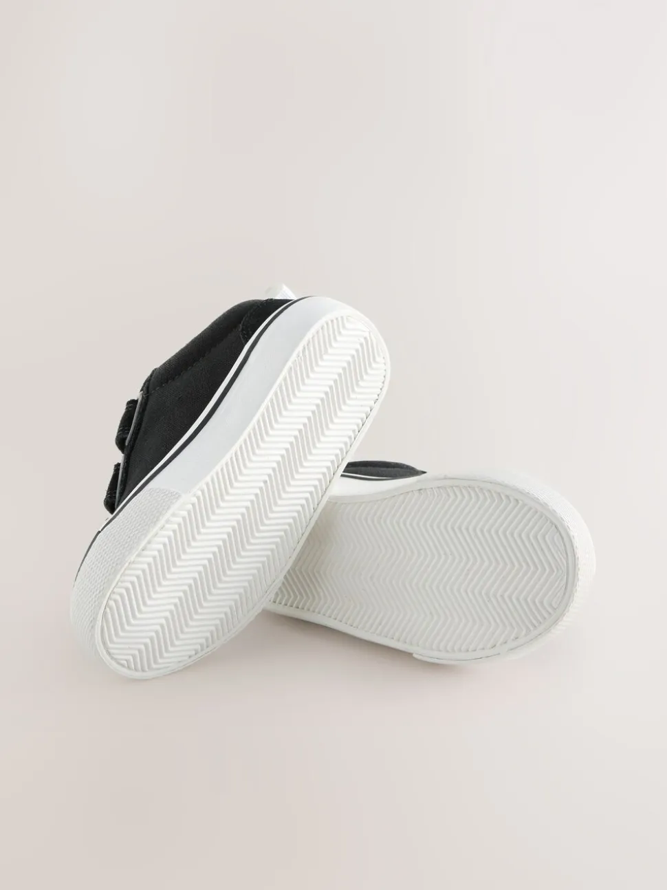 Zwart/wit - Klittenbandsluiting Skate Trainers