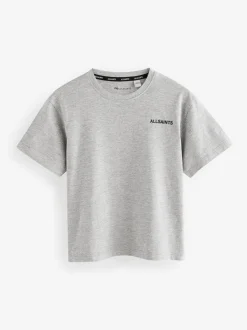 Zwart/wit - smALLSAINTS Boys Logo Crew Relaxed T-Shirts 3 Pack