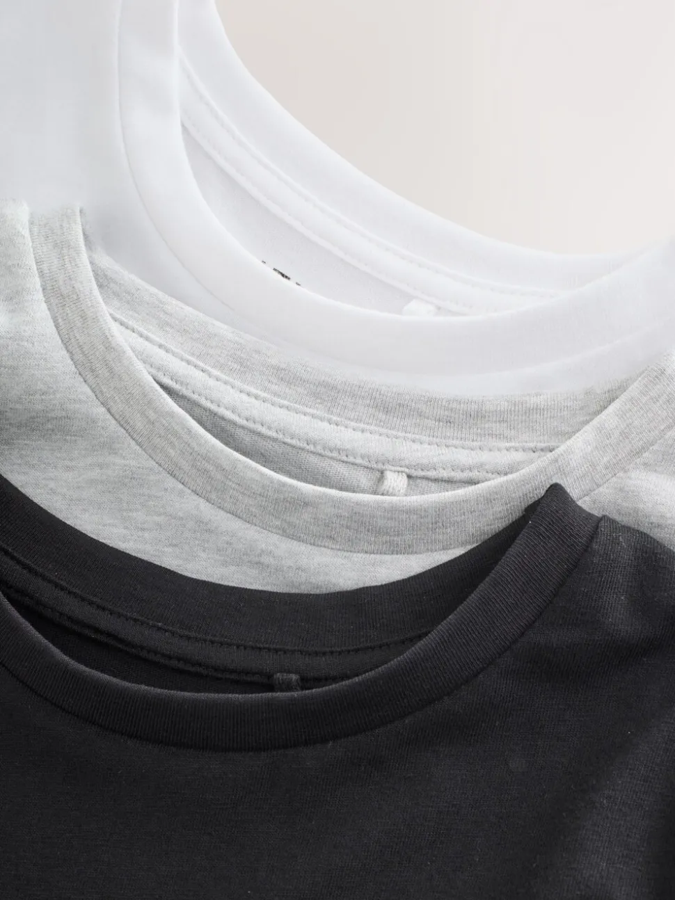 Zwart/wit - T-shirts (3-16 jr)