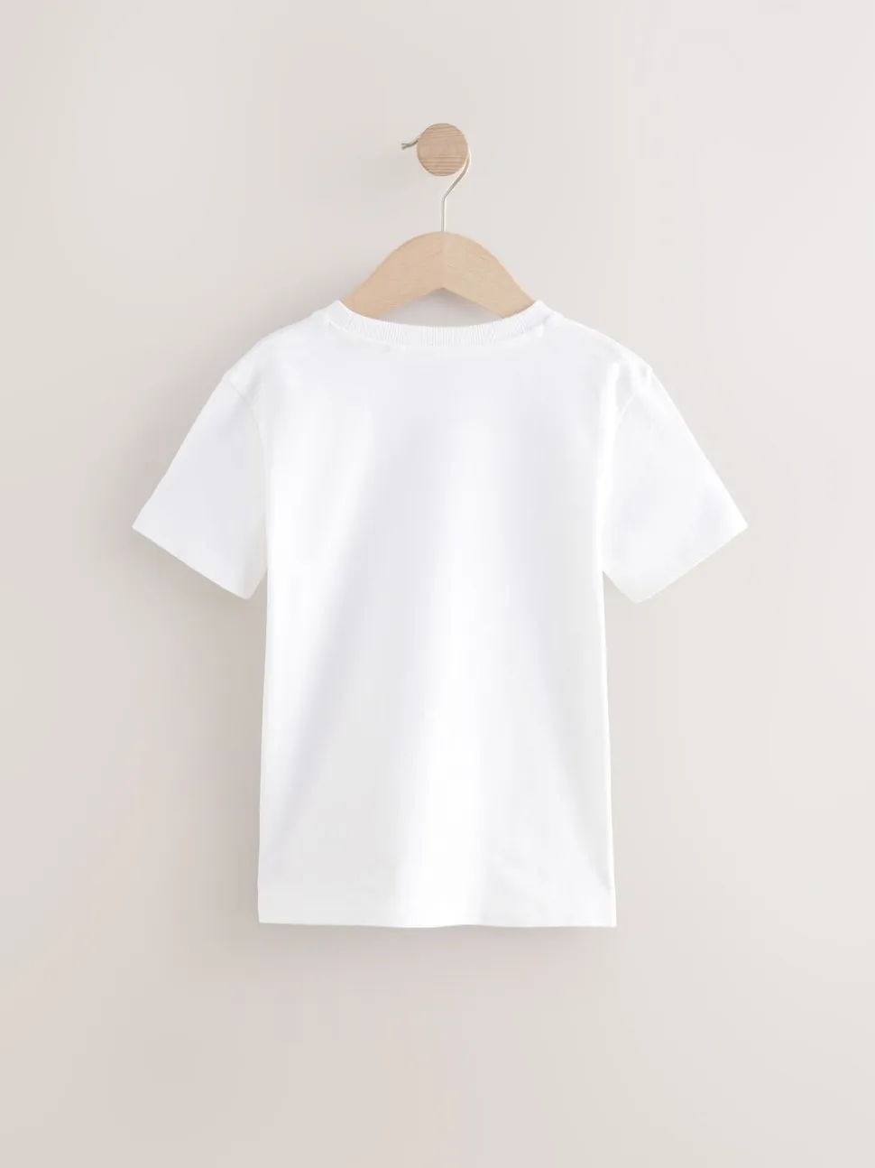 Zwart/wit - T-shirts met korte mouwen en geborduurd rendier, verpakking van 2 (3-16jr)