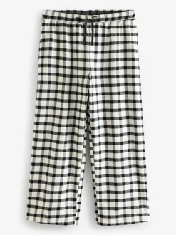 Zwart/wit - Verpakking van 2 pyjama's met korte mouwen van 100% katoen
