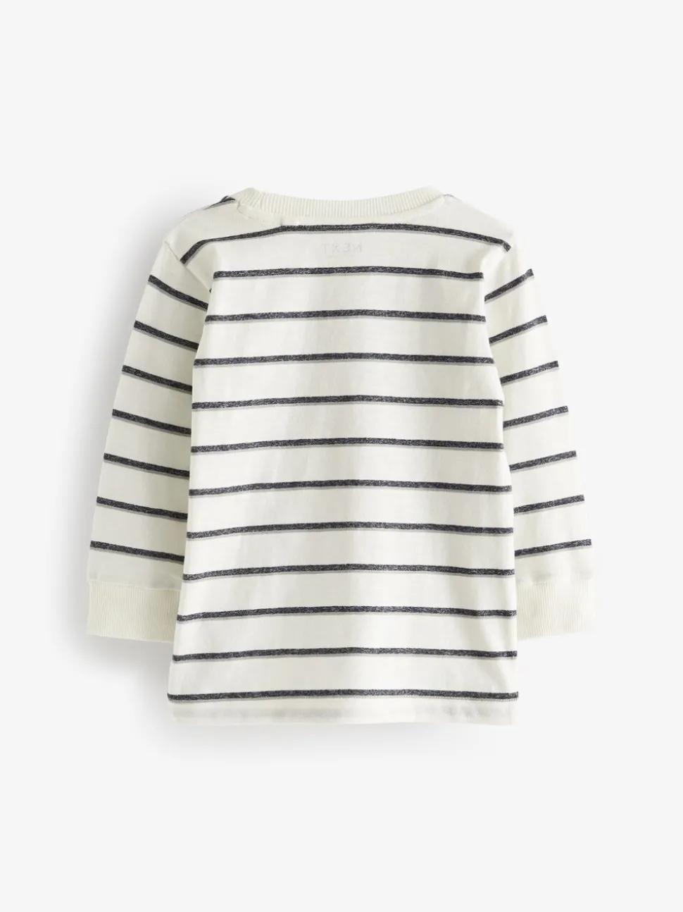 Zwart/wit - Verpakking van 5 effen T-shirts met lange mouwen (3 mnd-7 jr)