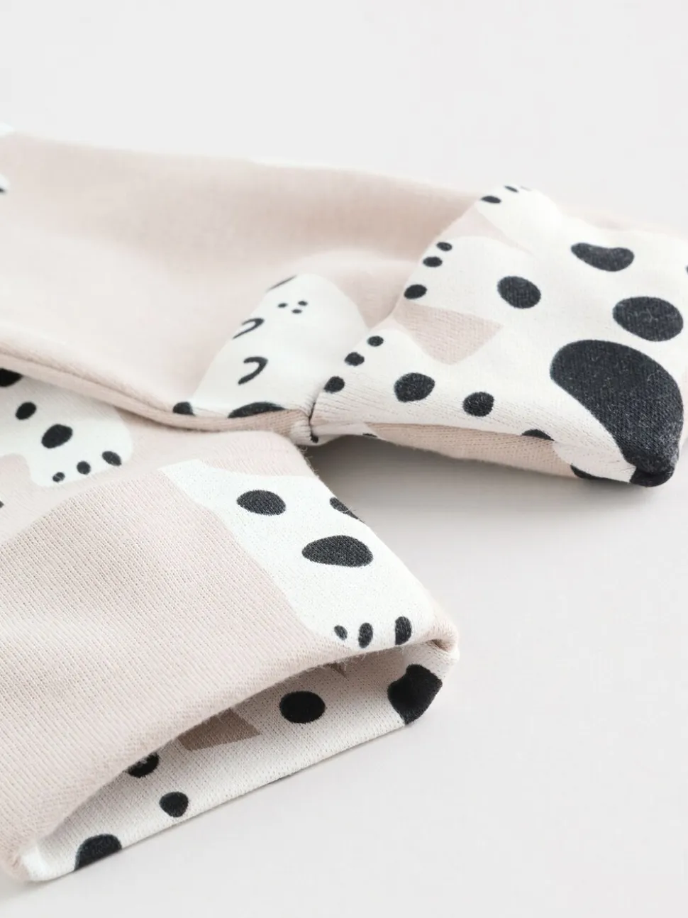 Zwart-wit met hond - Verpakking van 3 babypyjama's met tweewegrits (0-2jr)