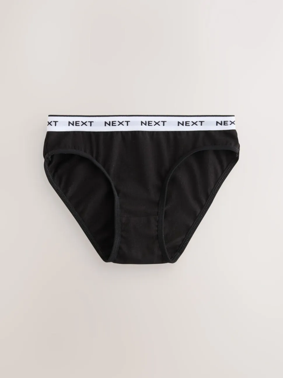 Zwart/wit met print - Verpakking van 10 bikinibroekjes (5-16 jr)