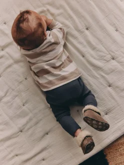 Zwart-wit met slogan - Babyset van top en Leggings 2 -delig (0mnd-3jr)