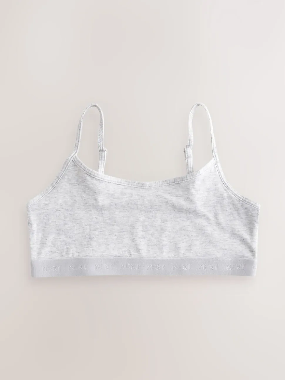 Zwart/wit/grijs - Set van 3 crop tops met bandjes (5 - 16 jr)