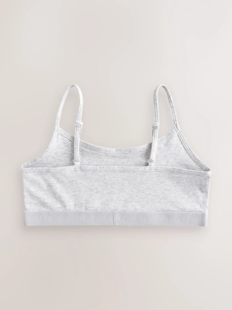 Zwart/wit/grijs - Set van 3 crop tops met bandjes (5 - 16 jr)