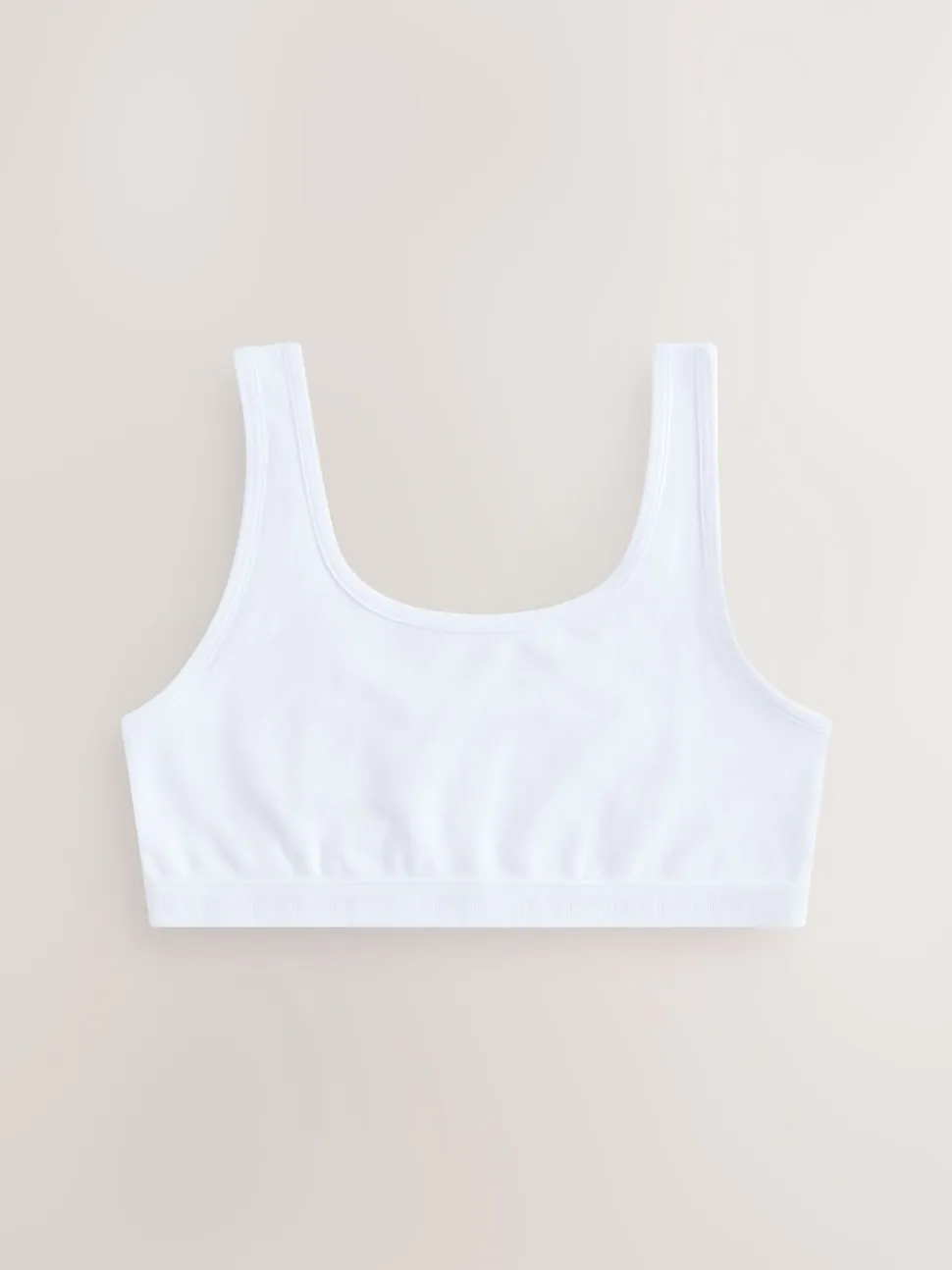 Zwart/wit/grijs - Set van 3 crop tops met diepe ronde hals (5 - 16 jr)
